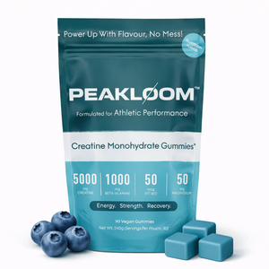 PEAKLOOM Strawberry & Blueberry Creatine Monohydrate Gummies