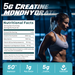 Third-Party Lab Analysed Blueberry Creatine Monohydrate Gummies